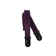 D'Addario Purple 2.0" Suede Guitar Strap