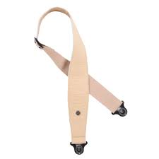 D'Addario 2.5" Comfort Auto Lock Tan Guitar Strap
