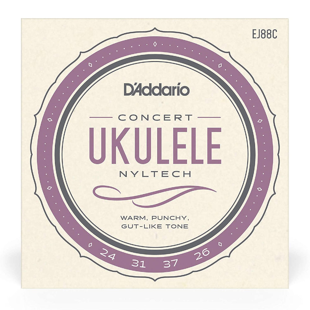 D'Addario Ukulele Concert Nyltech EJ88C