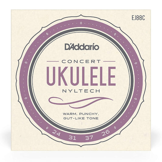 D'Addario Ukulele Concert Nyltech EJ88C