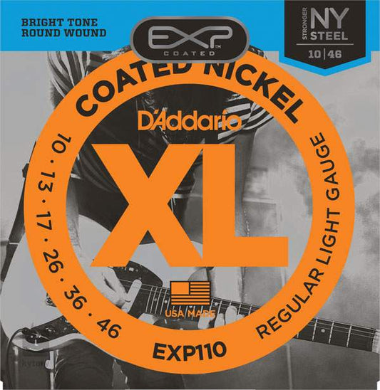 D'Adddario Eletric Guitar Strings   EXP110
