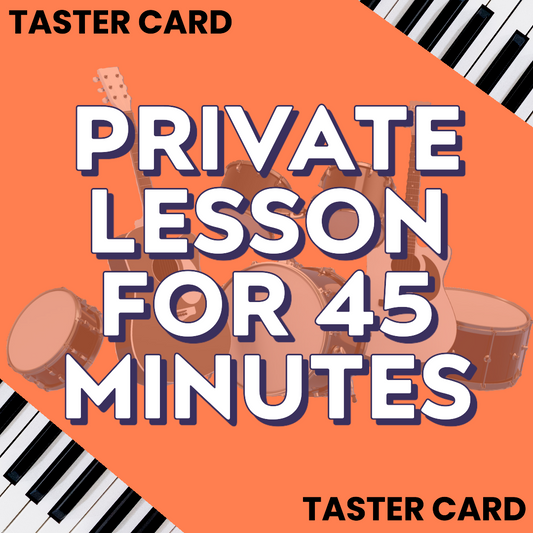 Taster Card - 45 Minutes Private Lesson x 3 Lessons