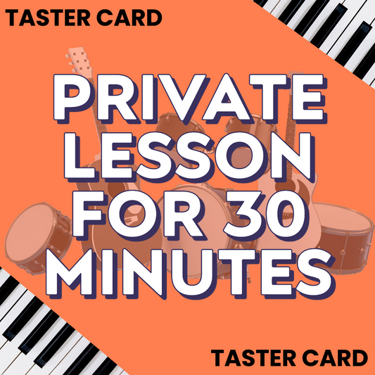 Taster Card - 30 Minutes Private Lesson x 3 Lessons