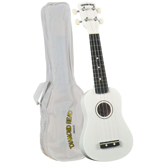 Diamond Head Ukulele White
