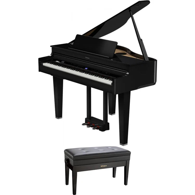 Digital Baby Grand Piano- Ebony with Bench