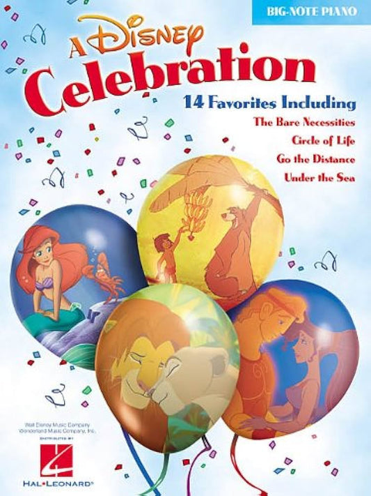 Disney  Celebration big note piano