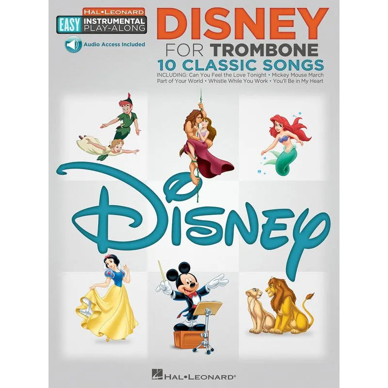 Disney  for Trombone easy Instrumental PlayAlong