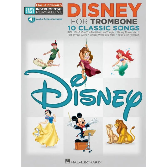 Disney  for Trombone easy Instrumental PlayAlong