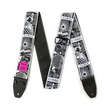 Dunlop I Love Dust Robot Heart Guitar Strap
