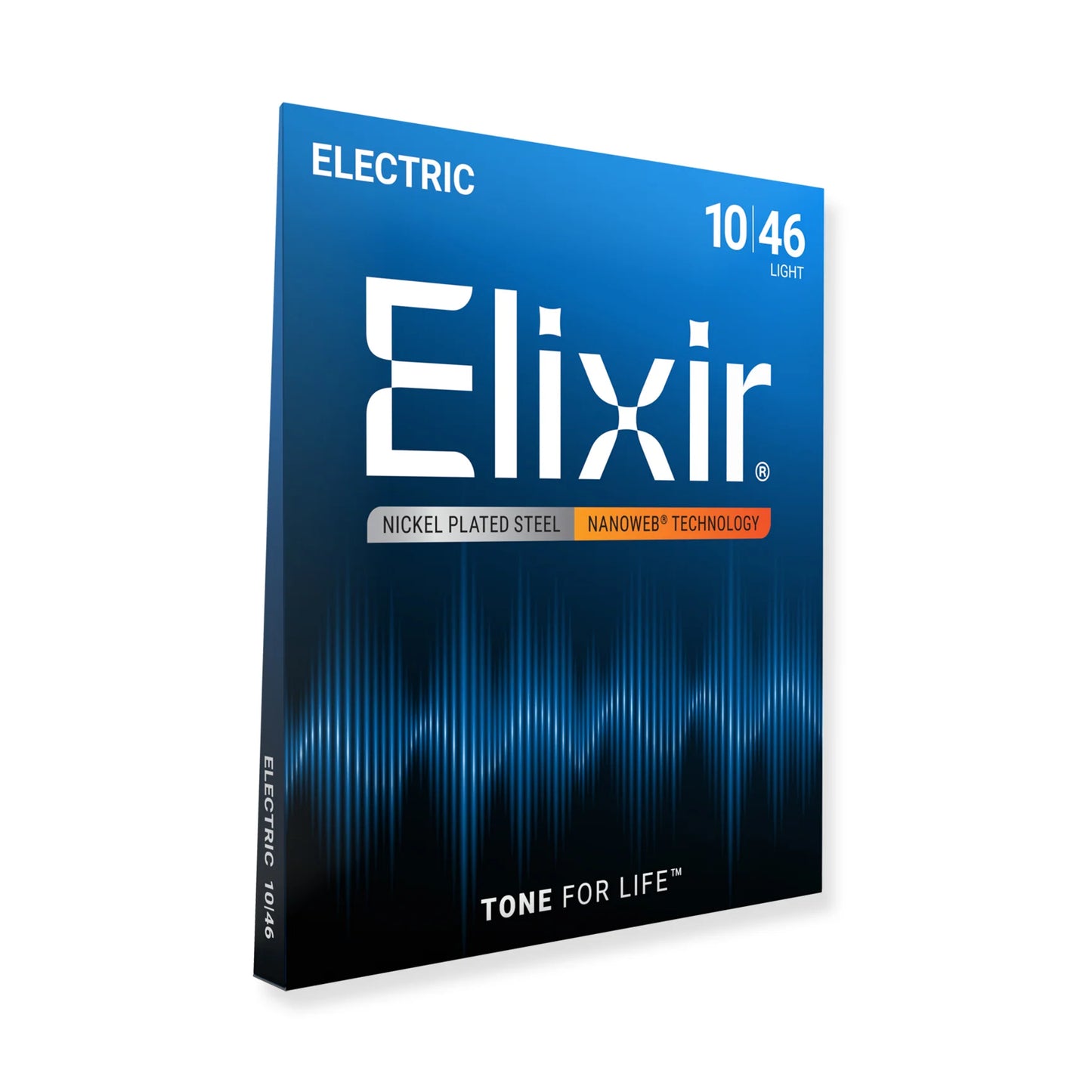 Elixir Electric Guitar Strings Nanoweb Light 10/46