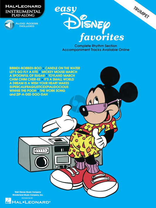 Easy  Disney Fav Trumpet Bk&Cd
