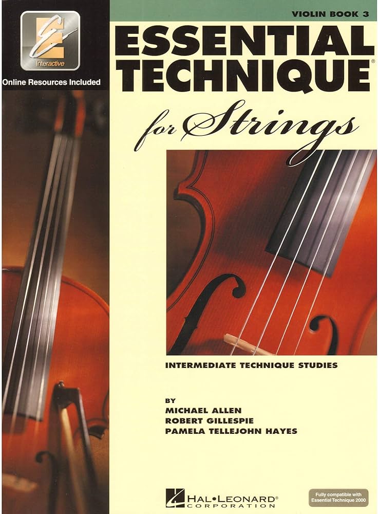 HL Essential Technique for Strings Violin Book 3