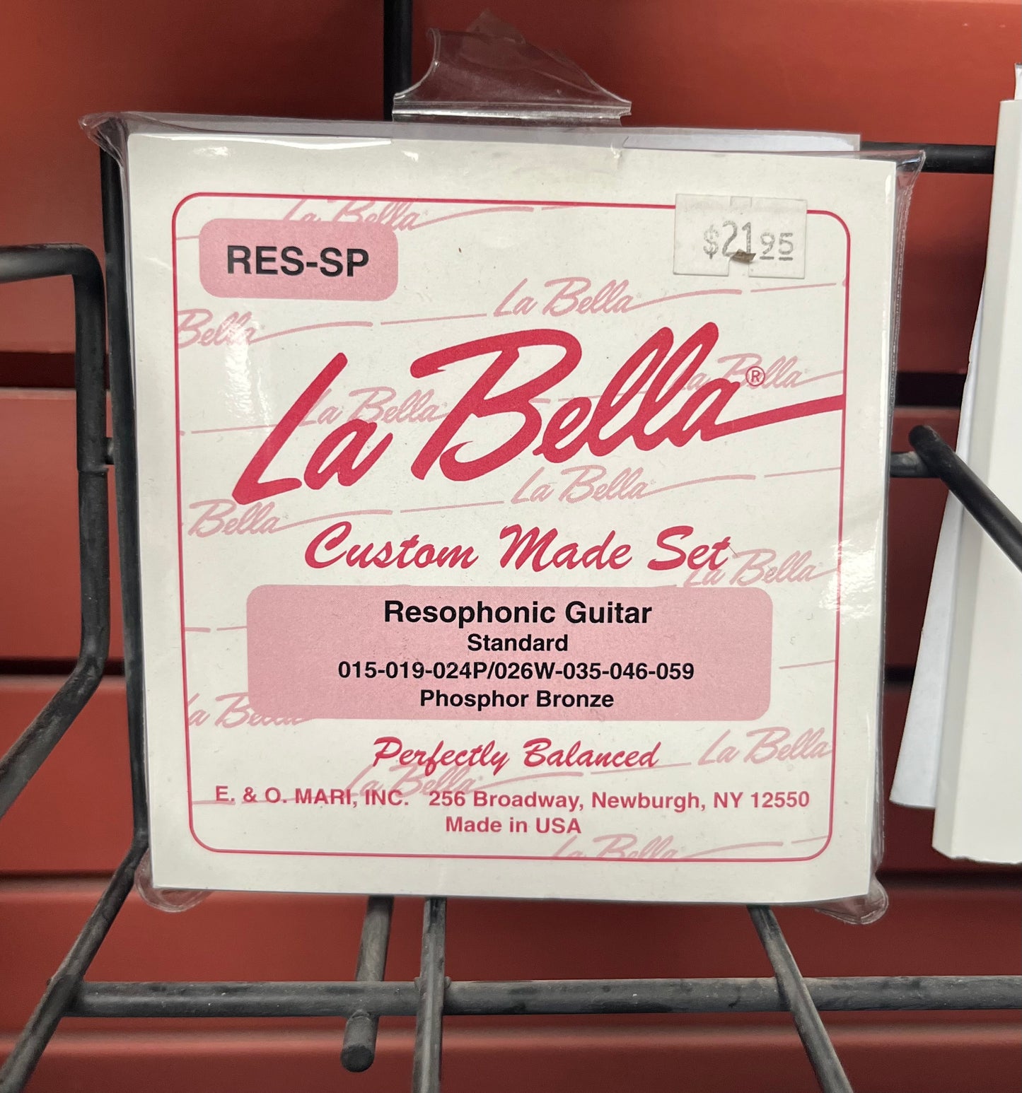 La Bella Resophonic Guitar Strings (custom made)