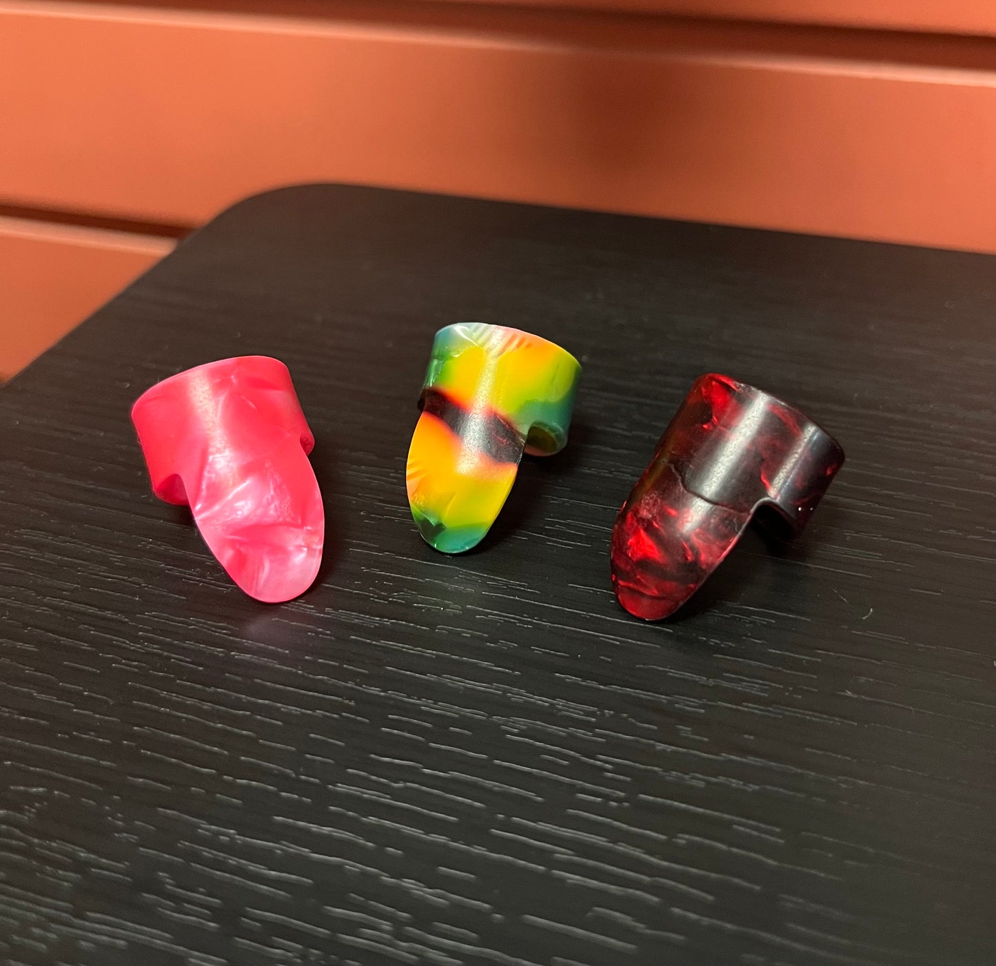Colourful Plastic Finger Picks