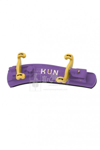 Kun Violin Collapssible Shoulder Rest Kun 1/16-1/4 Purple