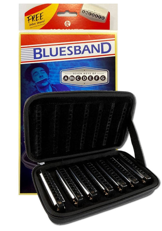 Hohner Bluesband 7Pc Harmonica Set M1501/7