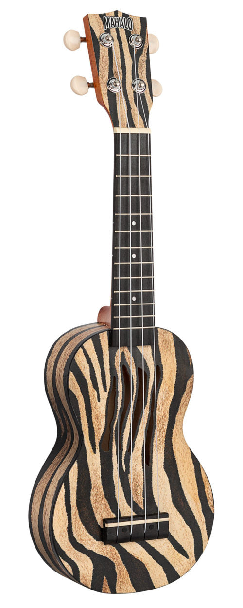 Mahalo Soprano Ukulele - Zebra