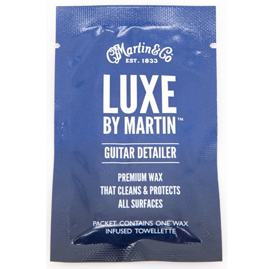 Martin Luxe Guitar Detailer Wipe