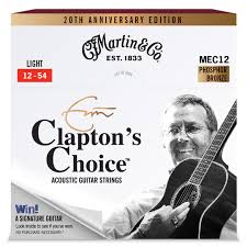Martin & Co Light Phosphor Bronze Accoustic Guitar Strings 12