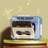 Music Cassette Player Keychain