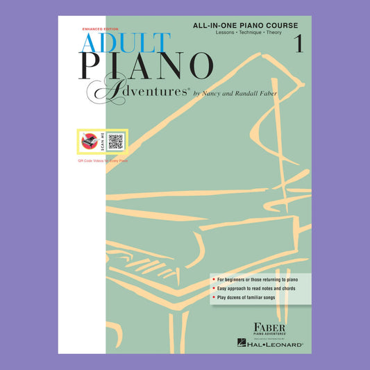 Adult Piano Adventures All-In-One Piano Course Book 1