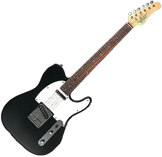 Oscar Schmidt Country  Style Sngl Cut Black El Guit