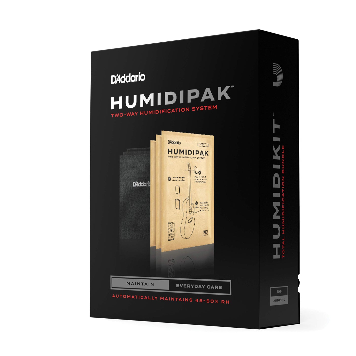 D'Addario Humidipak Two-Way Humidification System