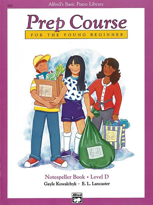 Prep Course - Note Speller Book For the Young Beginner - Level D