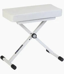 Quick Lok Keyboard Bench White