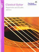 RCM Classical Guitar Repertoire and Etudes Level 3