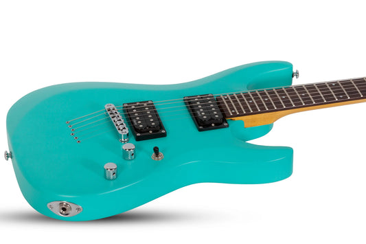SchecterC-6Deluxe6-StringElectricGuitarSatinAqua
