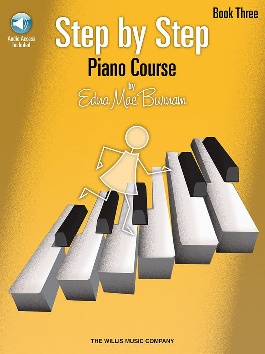 Step by Step Piano Course Bk 3 CD