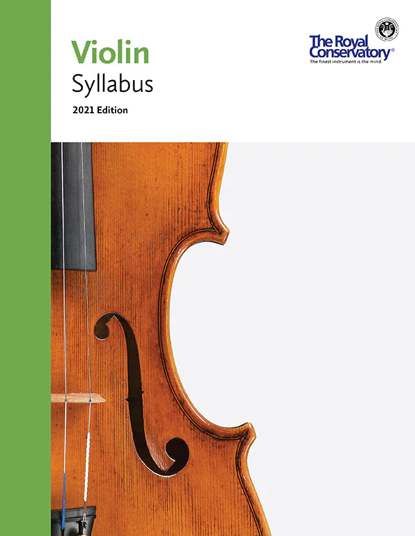 The Royal Conservatory Violin syllabus 2021 ED