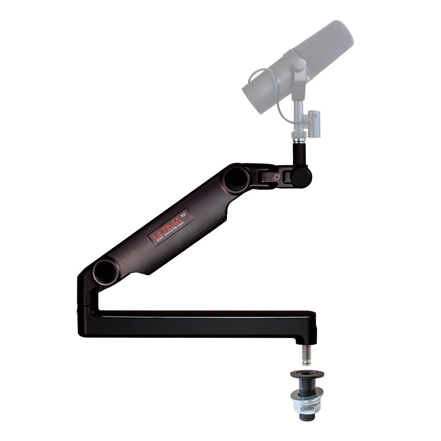 Profile microphone boom stand