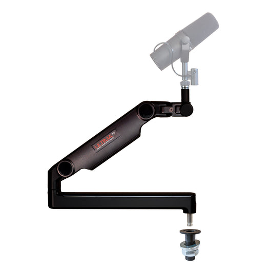 Profile microphone boom stand