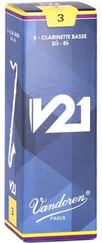 Vandoren Bass Clarinet 3 Reeds Single