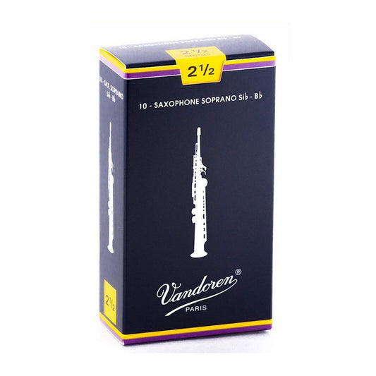 Vandoren soprano sax Bb reeds - 2.5 SR2025