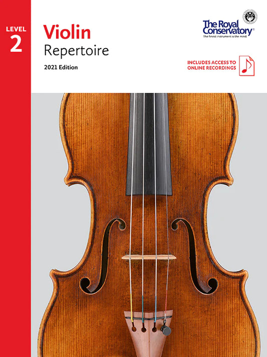 RCM Violin Repertoir 2021 Edition Level 2