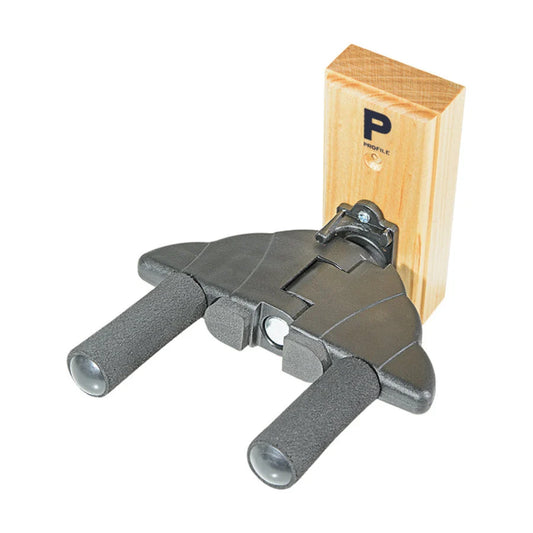 Wall Mount Guitar Hanger with Auto-Clamp/Profile