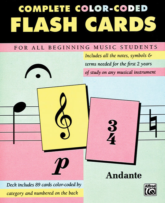 Alfreds Complete Color-Coded Flash Cards