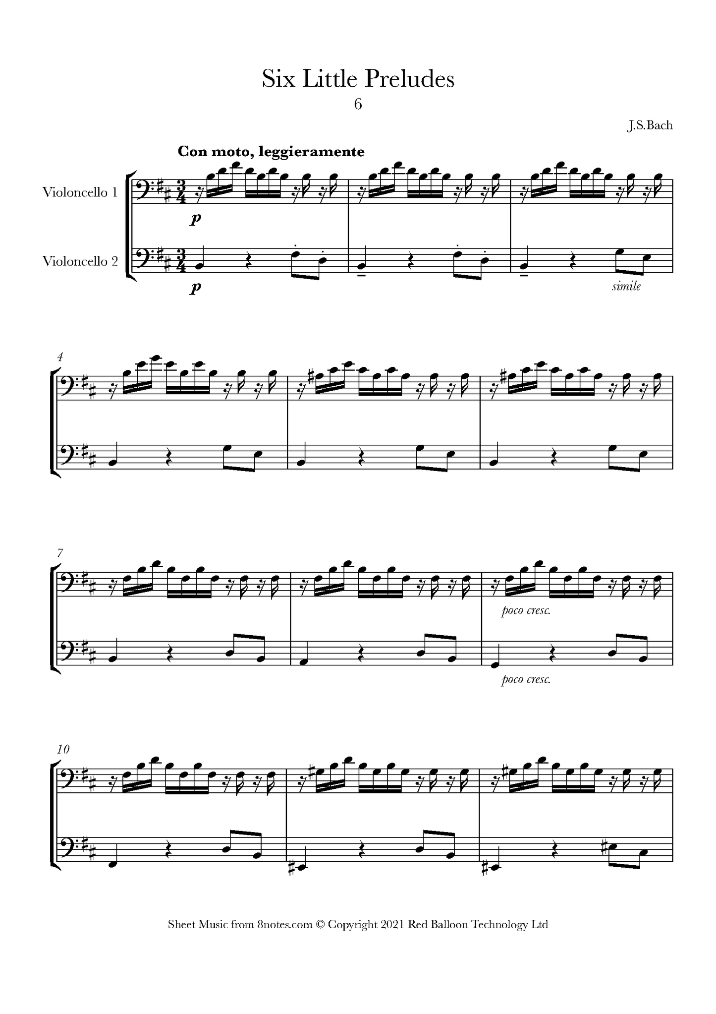 Six Little Preludes