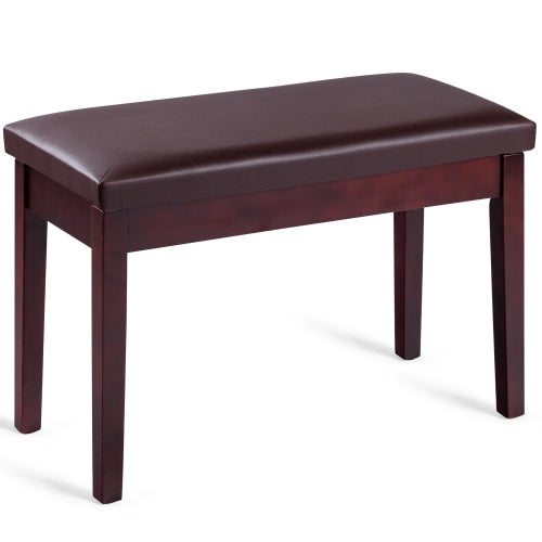 Piano Bench, Brown, Storage Compartment