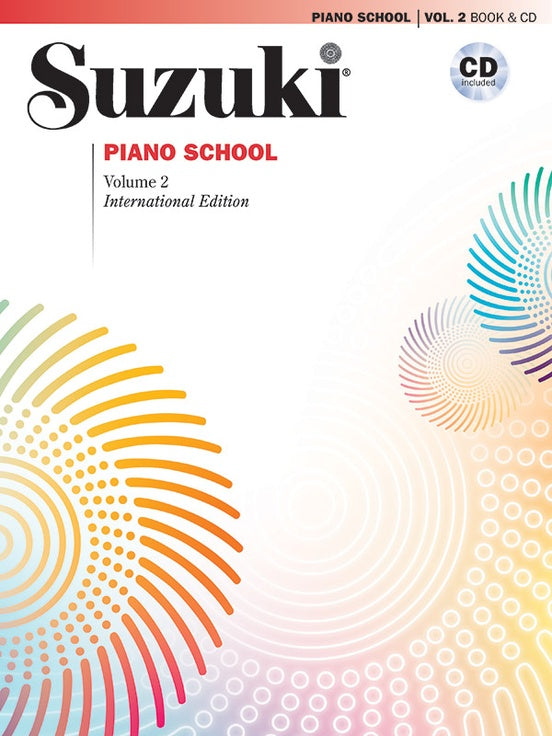 Suzuki Piano School Volume 2 (Book & CD)