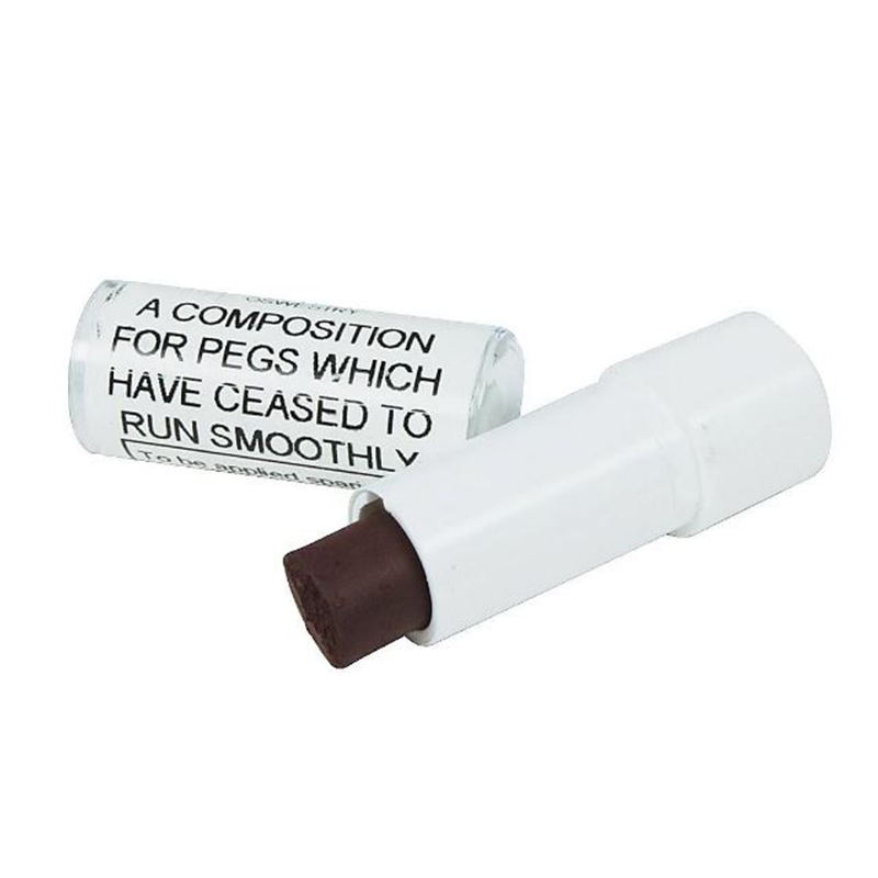 composition pegs which have ceased to run smoothy