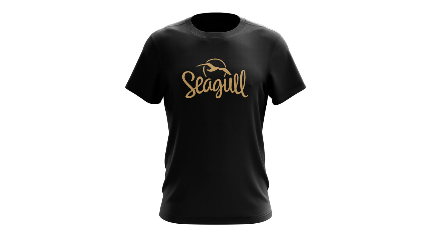 T-Shirt Gold Seagull Logo