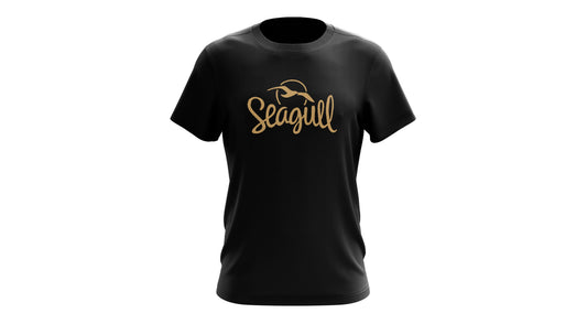 T-Shirt Gold Seagull Logo