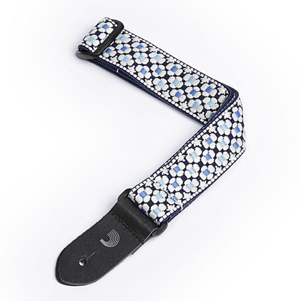 D'Addario 1.5 Ukulele Strap Jaquard- Blue 15UKE01