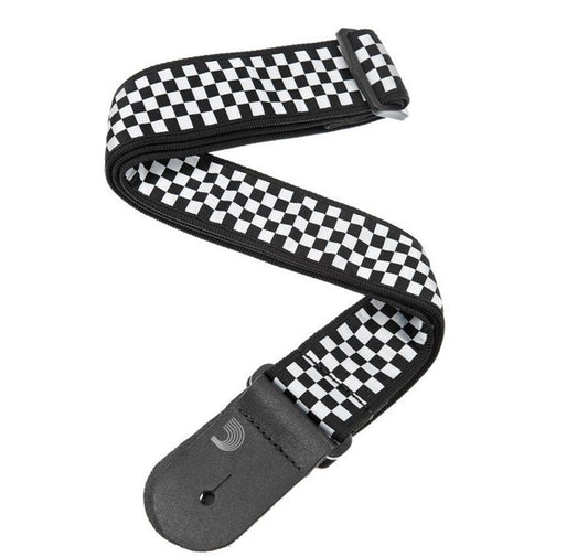 D'Addaio Check Mate Guitar Strap 50C02