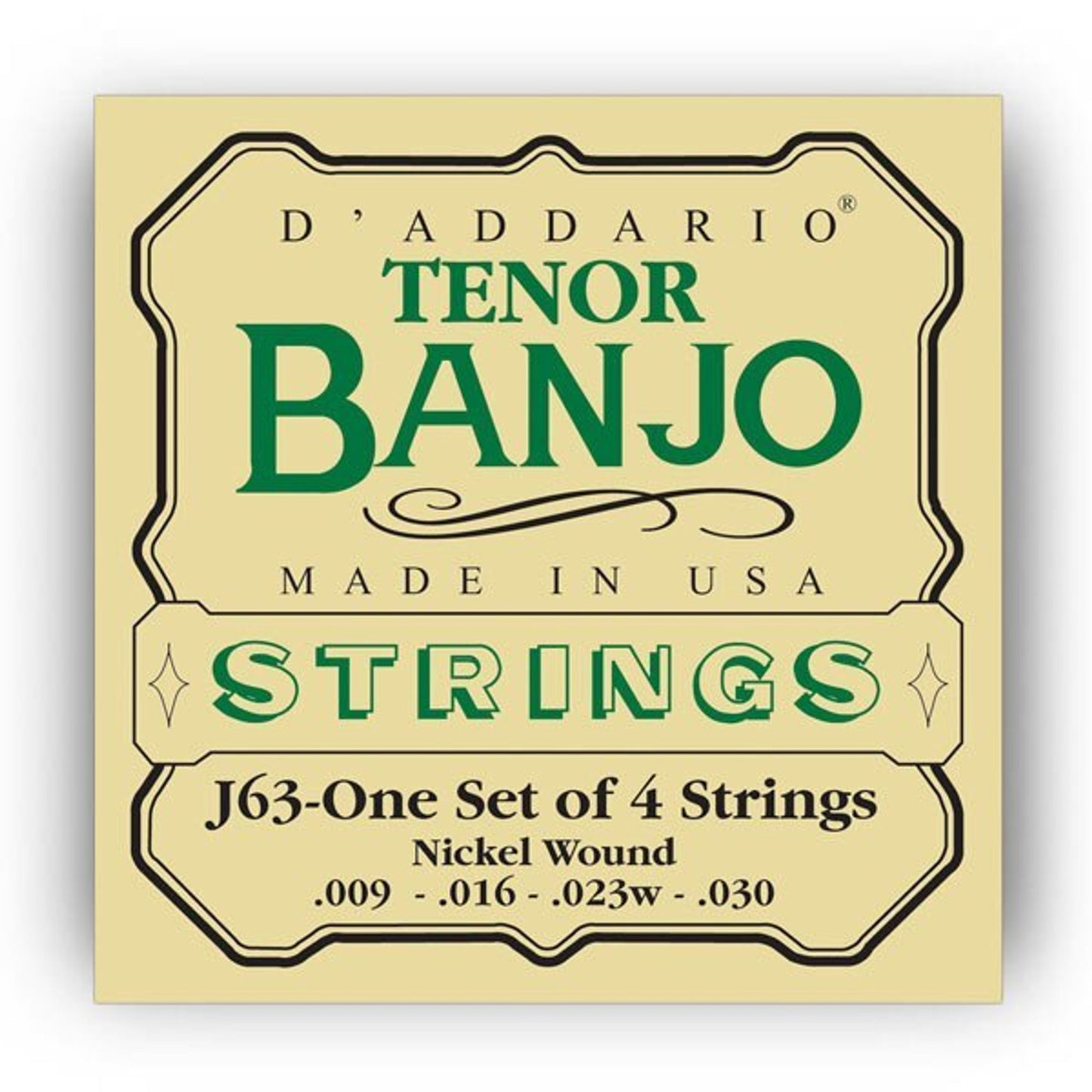 D'Addario Tenor Banjo Strings J63 