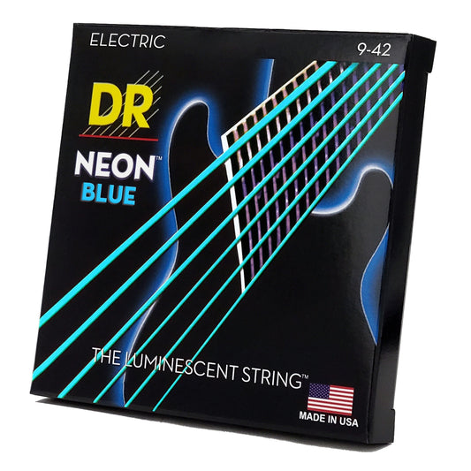 DR Neon Blue Electric Strings 9-42